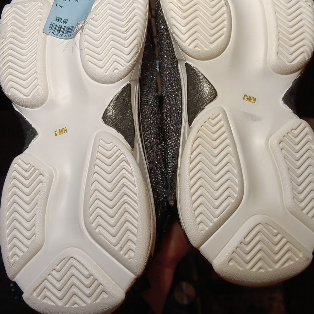 JESSICA Simpson  Speedey 2 Metallic retro chunky Sneakers - Picture 12 of 16